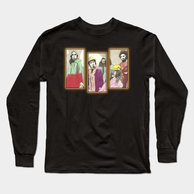 Experimental Fusion Elegance Magics Band Fanatic Design Long Sleeve T-Shirt by Iron Astronaut